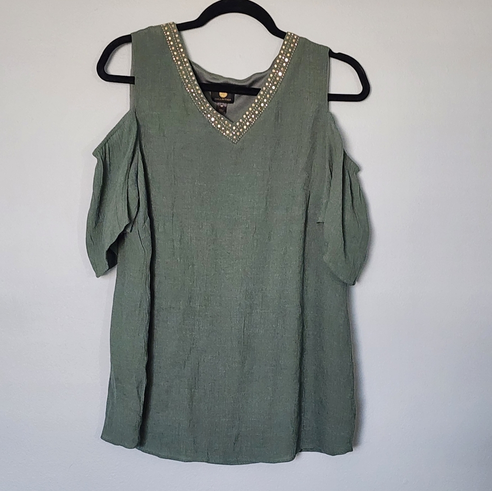 Womans 2x Off The Shouler Shirt
